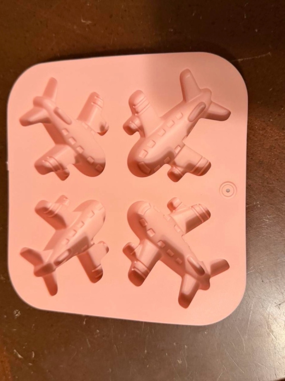 New Pink Airplane Silicone Mold for Candy , Ice etc #196